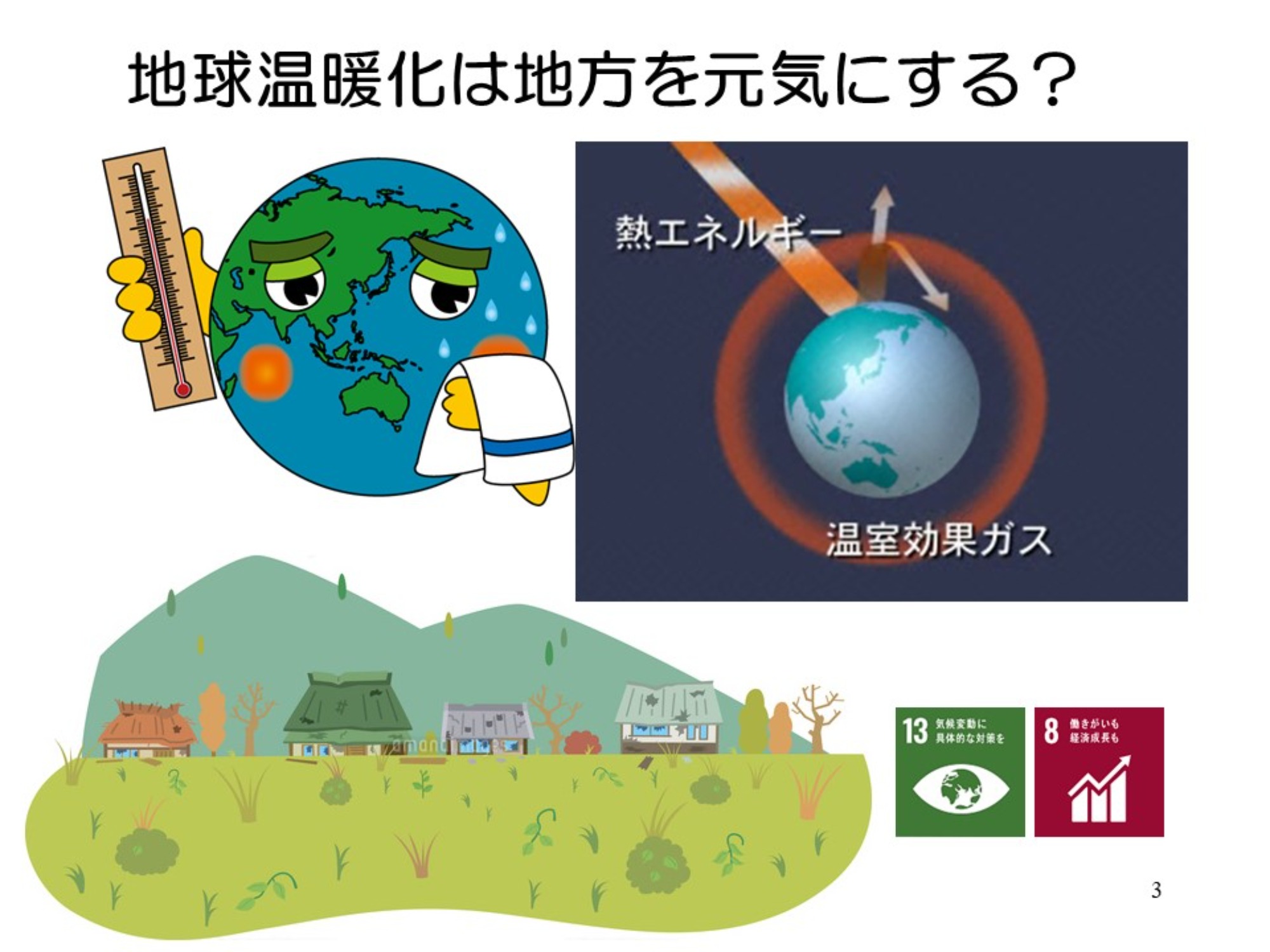 【SDGs入門講座】第7回　地球温暖化と経済活性化	

