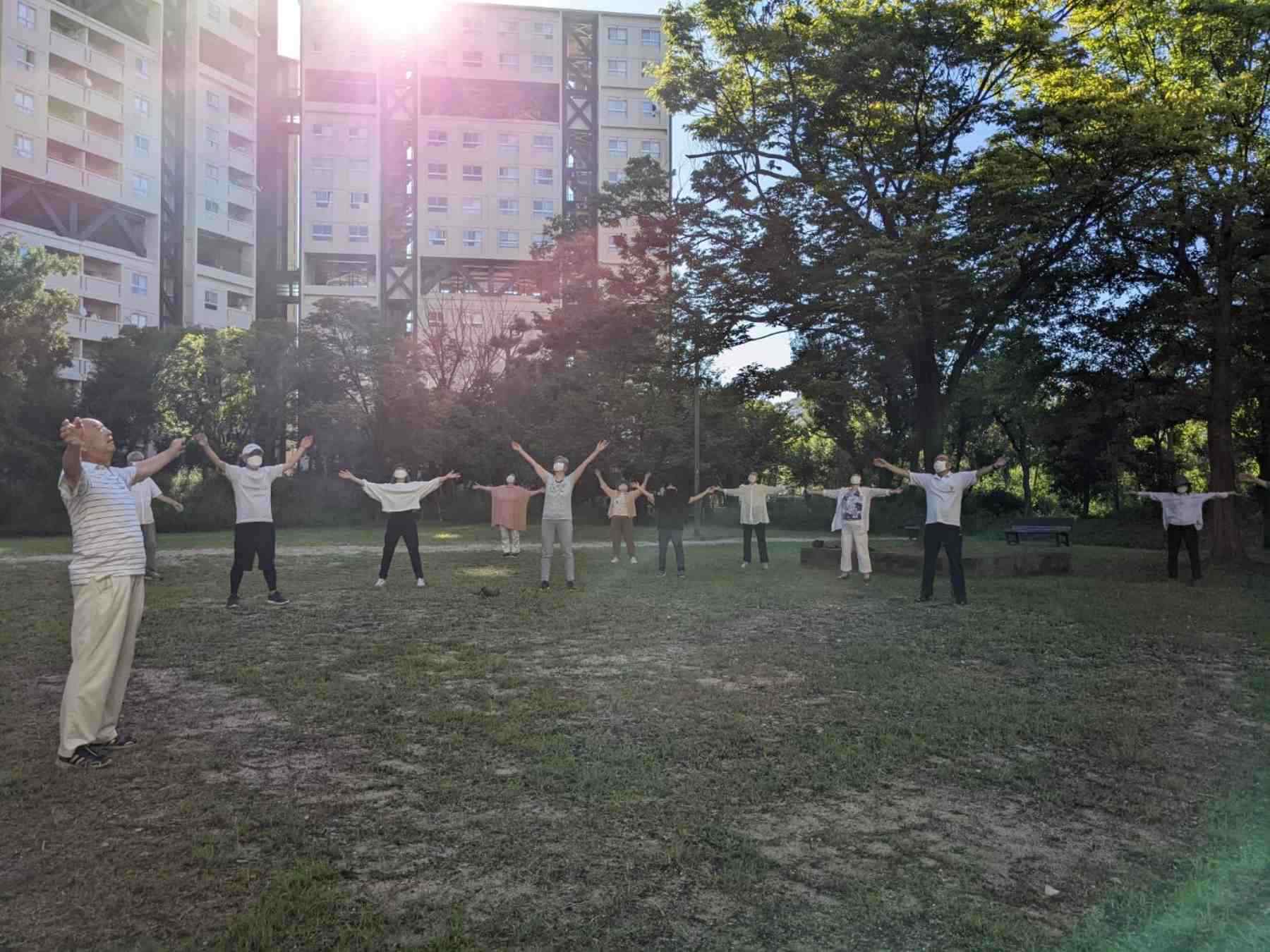 10/12：ラジオ体操【芦屋市若葉町七番自治会】